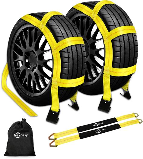 car tow dolly tire straps